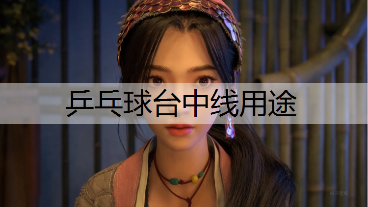 乒乓球台中线用途